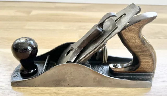 Very Nice Vintage Antique Stanley No. 4-1/2 Type 12 Wood Plane