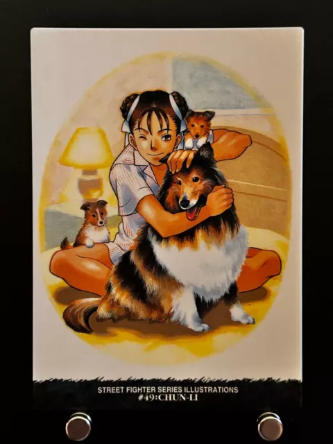 STREET FIGHTER ZERO 2 CHUN-LI All CAPCOM World Card 49 1st Ed BANDAI Japanese