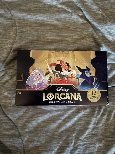Disney Chapter 1 Collection Box DISNEY LORCANA TCG The First Chapter Booster Box Sealed - IN HAND CASE ...