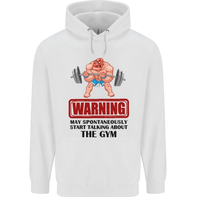 Gym May Start Talking About Mens 80% Cotton Hoodie
