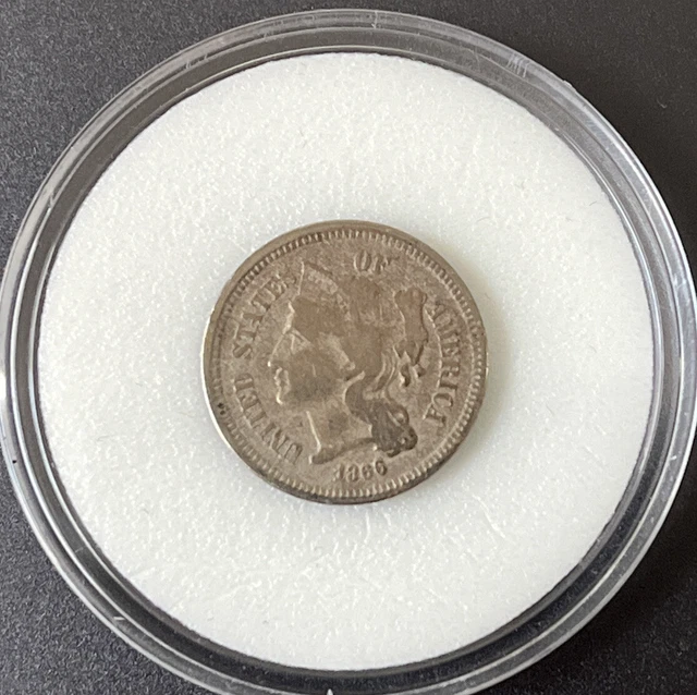 1868 3CN Three Cent Nickel