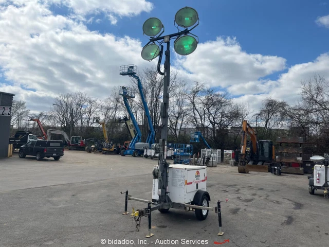 2013 Generac Magnum MLT3060K Towable Light Tower Generator 6kW Genset bidadoo