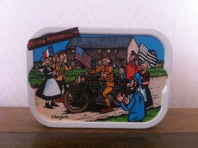 BOÎTE SARDINE PLEINE 95 "HARLEY DAVIDSON side car 2" Margerin (Lucien