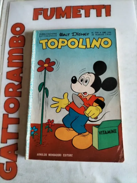 Topolino N.330 con bollino+Figurine anno 1962 - Mondadori ottimo