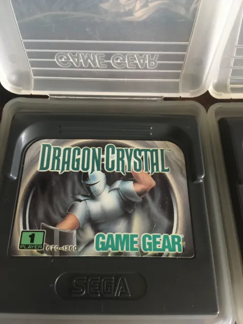 Dragon Crystal  (Sega Game Gear) - Genuine / Original Cartridge