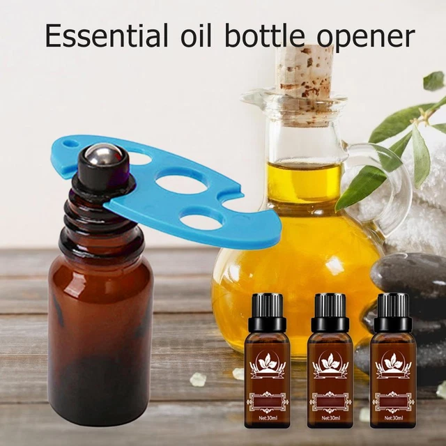 Abridor de aceites esenciales recargable triángulo forma de hoja botellas herramienta removedora