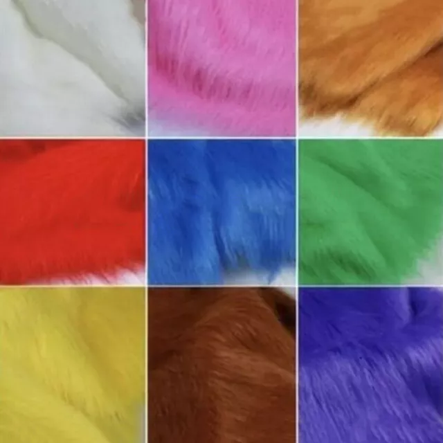9cm Long Plush Fabric Faux Fur Fluffy Cloth Cosplay Clothes