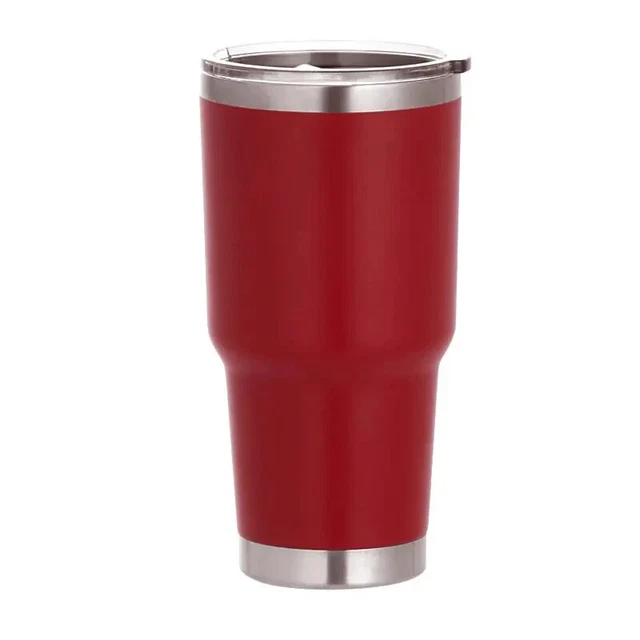 30 Oz Stainless Steel Insulated Tumbler Travel Mug For Hot Cold Coffee With Lid