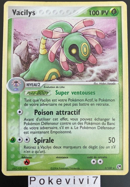 Carte Pokemon VACILYS 3/100 Holo Bloc EX Tempête de Sable FR