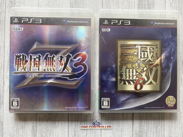 SONY PlayStation 3 PS3 Sengoku Musou 3 Z + Shin Sangokumuso 6 set from Japan