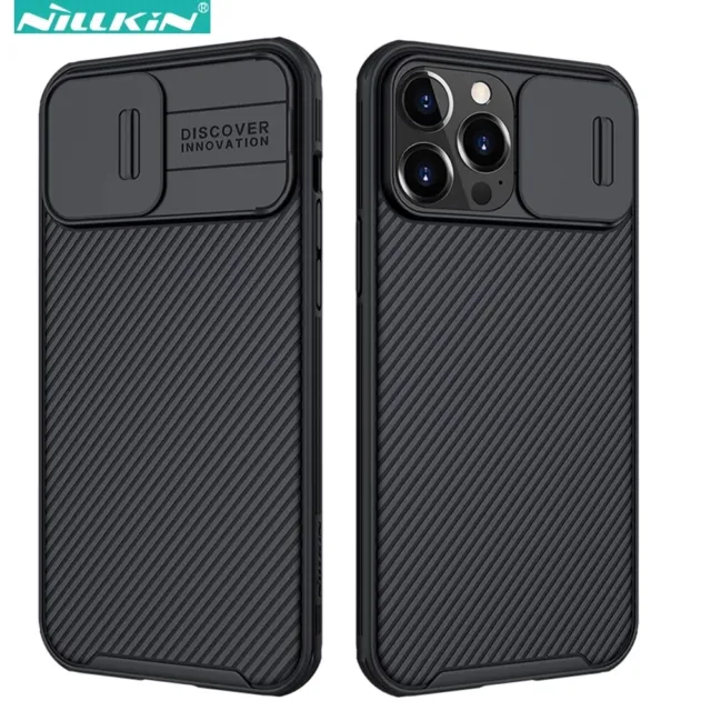 NILLKIN Cover For iPhone 14 13 11 12 Pro Max Slide Camera Lens Protector Case