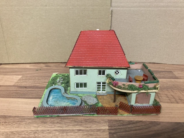 HAUS PAPPE H0 / TT Vero Owo Auhagen Mamos Einfamilienhaus Teich ddr