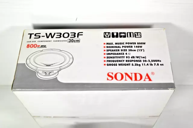 Pioneer 12 inch sub 800 watts cheap