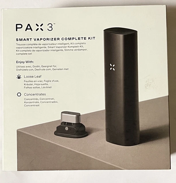 Neu Pax 3 Vaporizer Komplett Set - Original und noch versiegelt