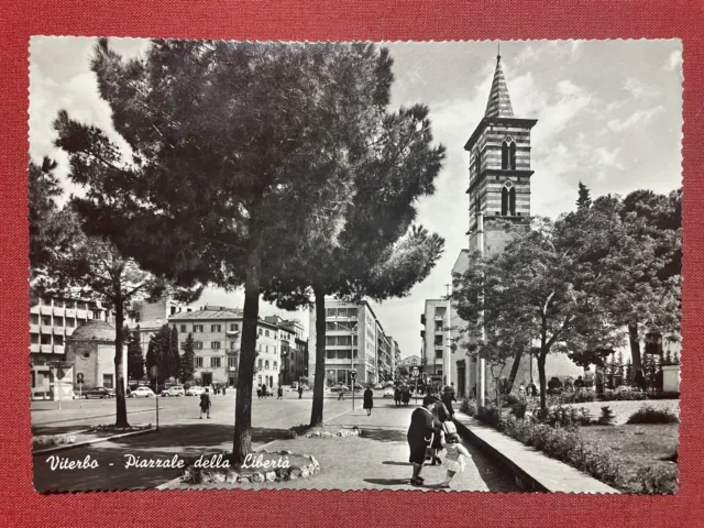 Cartolina - Viterbo - Piazzale della Libertà - 1962