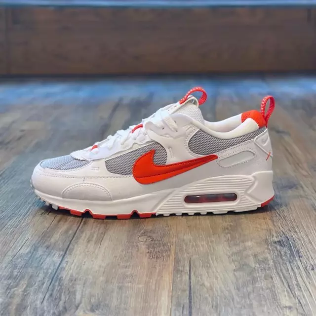 Nike Air Max 90 Futura Gr.39 weiß rot FD9865 100 Damen Sneaker Sportschuhe Retro