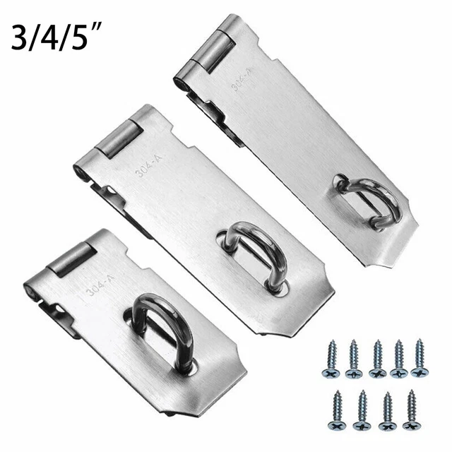 Fermoir à cadenas pratique en acier inoxydable serrure durable pour portes et p