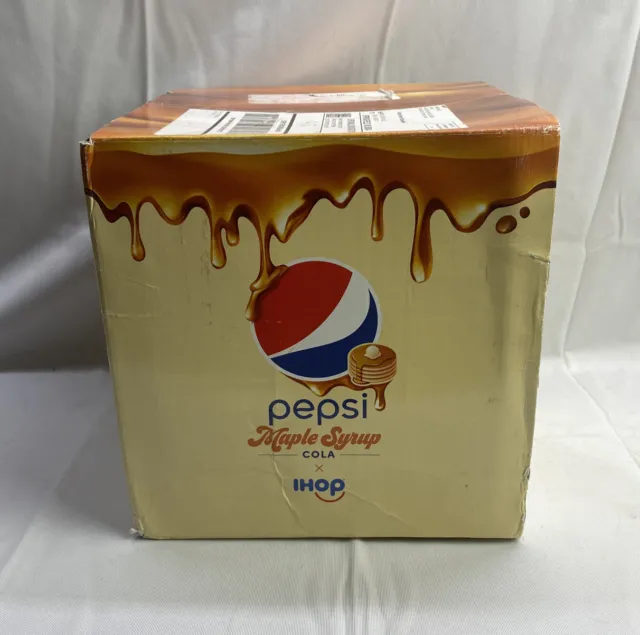 PEPSI MAPLE SYRUP Cola IHOP Limited Edition Soda 2 Cans w Box New ...
