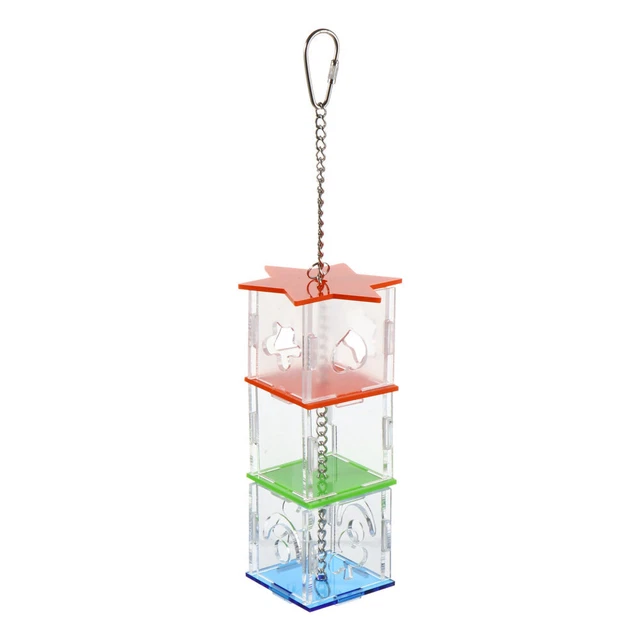 Acryl Papagei Futtersuche Futterbox Vogelbehang Futterbox Haustierversorgung