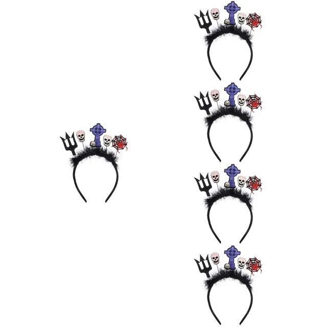 5 pz copricapo Halloween Hair Hoop donna ragazza cosplay festa oggetti di scena