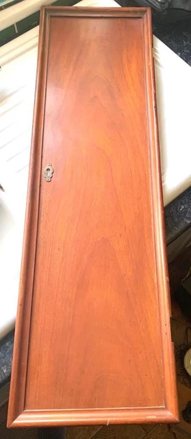 Vintage Hardwood longcase clock front door  -  Clockmakers Spares