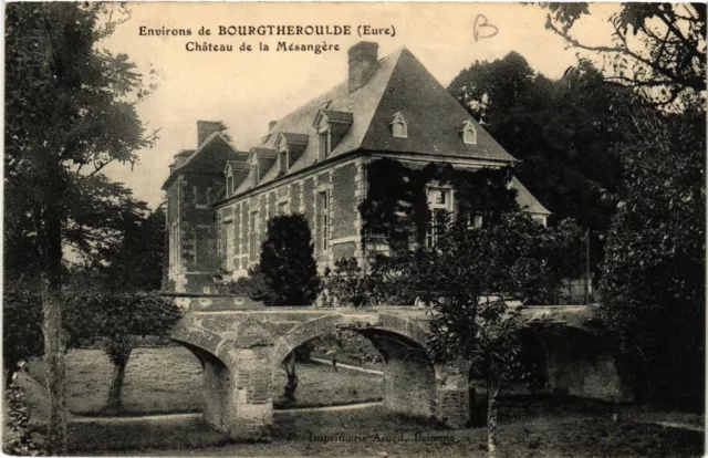 CPA AK Env. de Borgtheroulde - Chateau de la Meangere (656639)