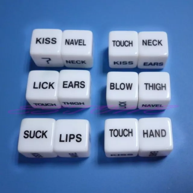 1 Pair Adult Fun Foreplay Sex Game Love Lovers Dice