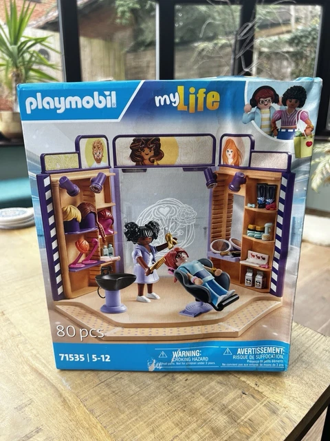Playmobil My Hair Salon Playset - Hairdresser Station With Figures & Accessories