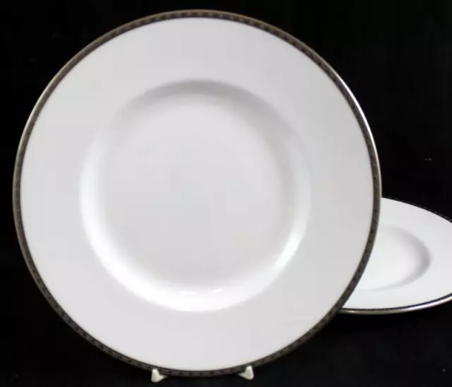 Minton Platinum Heritage Group of 2 Luncheon Plates H5267