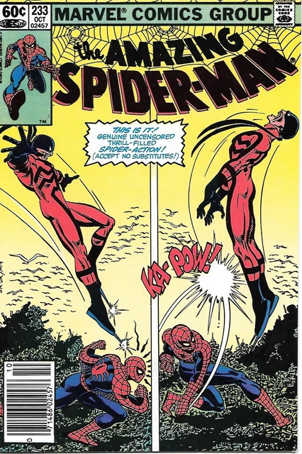 The Amazing Spider-Man #233 Tarantula Newsstand Edition Signed by John Romita JR