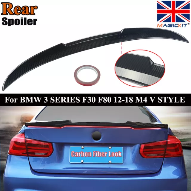 FOR BMW 3 Series F30 M4 Style Performance Trunk Boot Spoiler