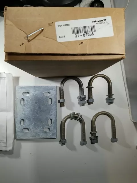 Lot of 2 Kits Pipe to Pipe Clamps Pipe Transfer Kit 2 3/8 to 2 3/8 Valmont B2508