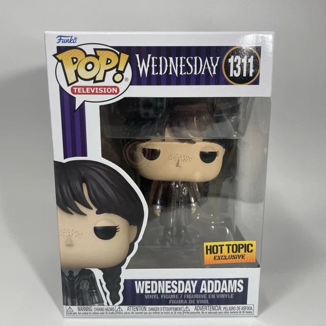 Funko Pop Netflix TV Metallic Wednesday Addams 1311 New Hot Topic Exclusive