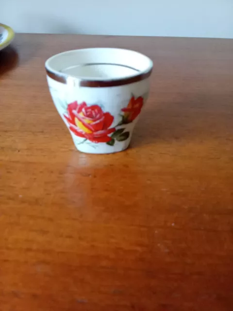 Vintage MIDWINTER Egg Cup. Rose Design Replacement