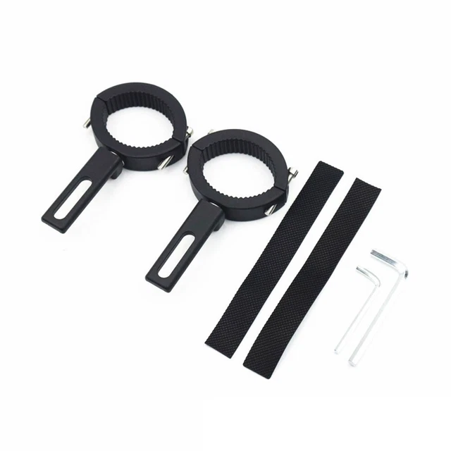 Staffa faro per guida spot nebbia resistente per moto si adatta a tubi forcella 38 mm 60 mm