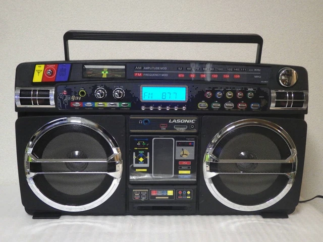 Aqua Terra 　Lasonic i-931 ポータブル音楽システム LASONIC I-931 PORTABLE Music System Boombox MP3 Player Tested
