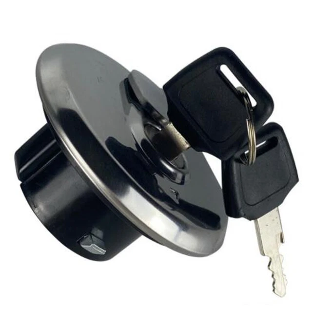 8cm Dia. Motorcycle ATV Gas Fuel Tank Cap Lock Cover Valve Breather 2 Keys CNC