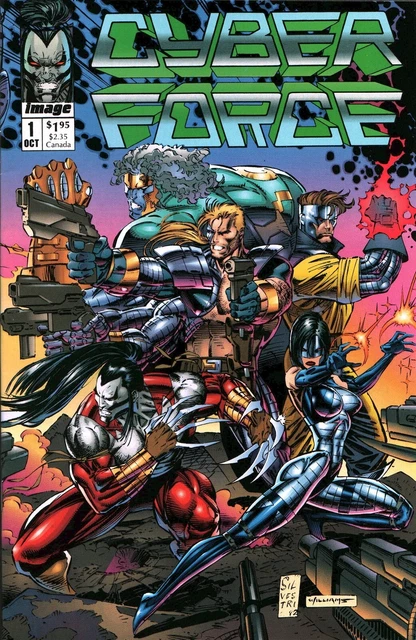 VTG Image Comics Cyberforce Comic Book Issue #1 (1992, 1st Series) High Grade