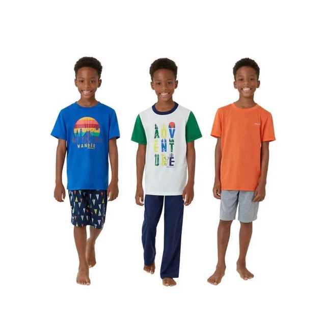 Eddie Bauer Kids M 10/12 Comfy 6-Piece Pajama Set