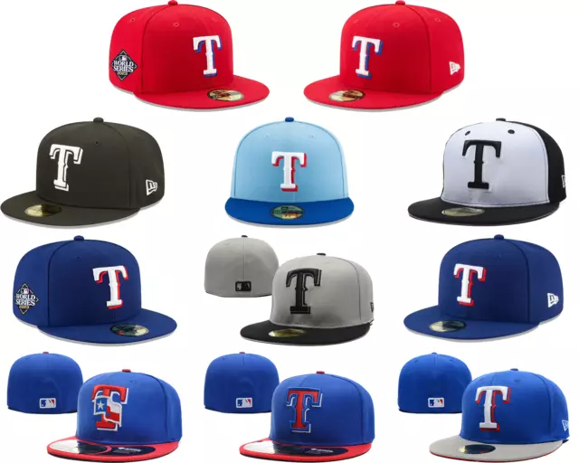 2024 New Era Texas Rangers 59FIFTY Fitted Hat Basketball cap Unisex MLB