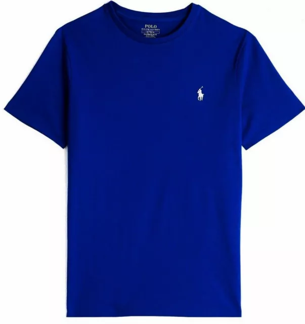 Genuine - Ralph Lauren Polo Baby Boys T shirt top Crew S/S Dark Blue New