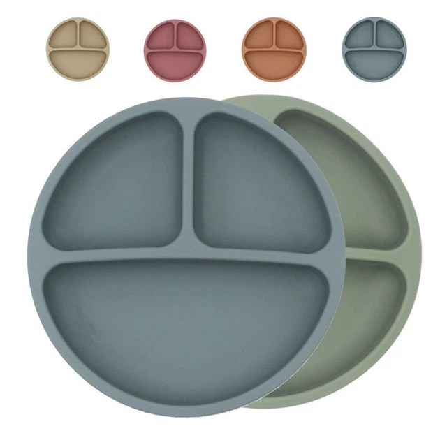Rejilla segura antiquemaduras plato de silicona vajilla plato de bebé