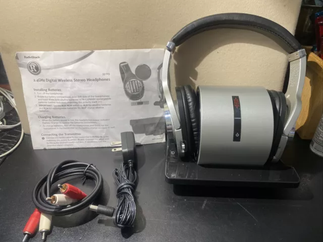 Radio Shack Model 33-103 2.4 Gig Digital Wireless Headphones