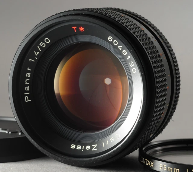 MINT CONTAX CARL Zeiss Planar T 50mm F/1.4 AEJ Lens From