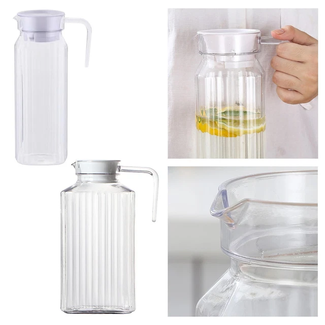 Pichet Eau & Café Inox 2 L – Corps Droit Élégant, Poignée Ergonomique Anti-Chaud, Acier 304 Anti-Rouille