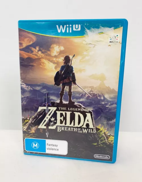 Zelda Breath of the Wild Nintendo Wii U RGS GRADED 95+ MINT PEGI AT NO WATA  VGA