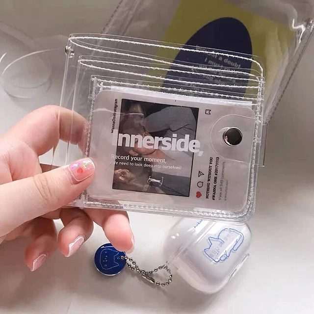 New Fashion PVC Transparent Waterproof Wallet Small Coin Purse Free Shipping