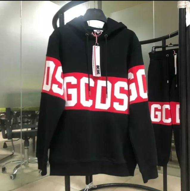 Felpa con Cappuccio GCDS over Size  dalla S alla XL di cotone