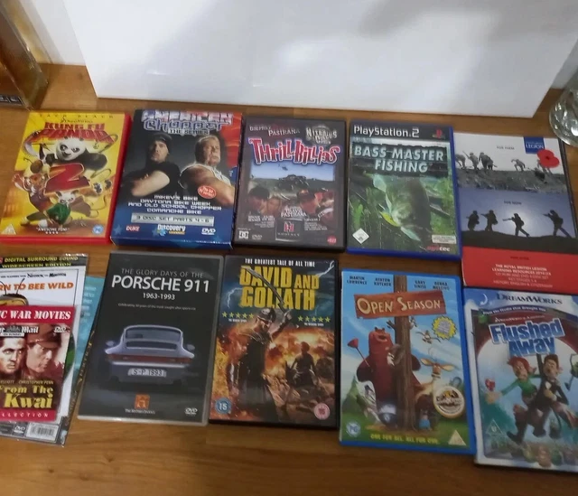 BUNDLE OF 10+ Dvds PlayStation Games Kids Cars Porshe EUR 2,91