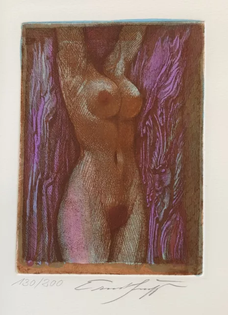 Ernst Fuchs "Erotischer Akt"